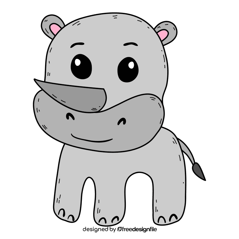 Rhinoceros clipart