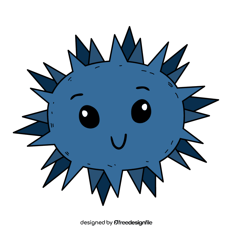 Sea urchin clipart
