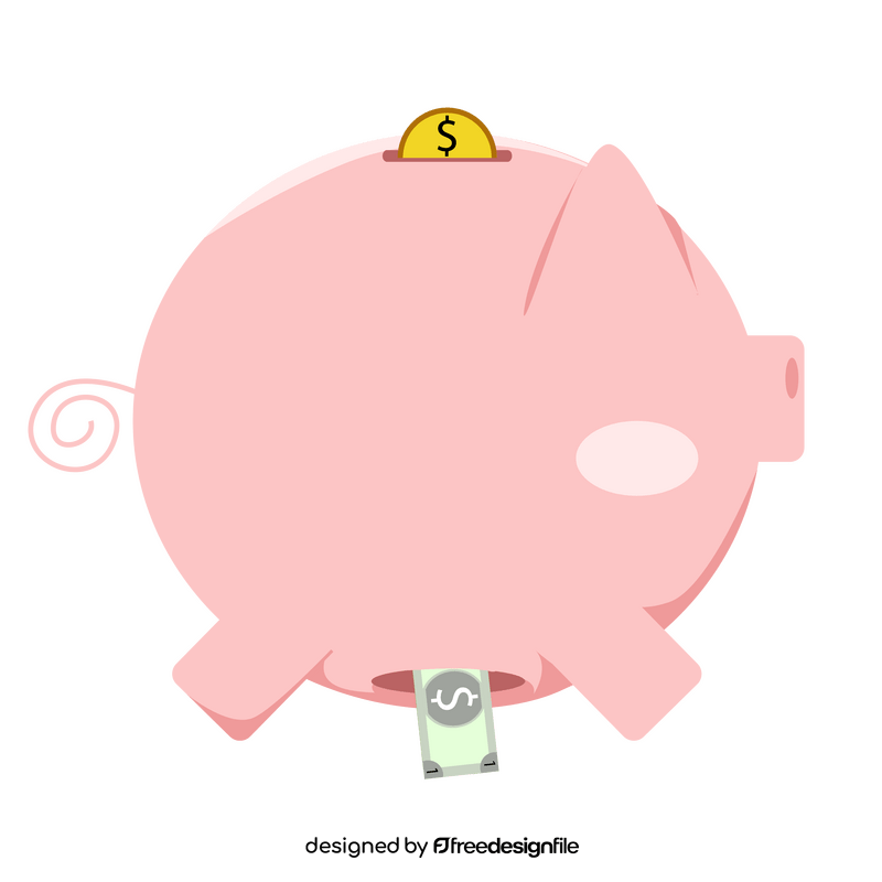 Piggy bank clipart