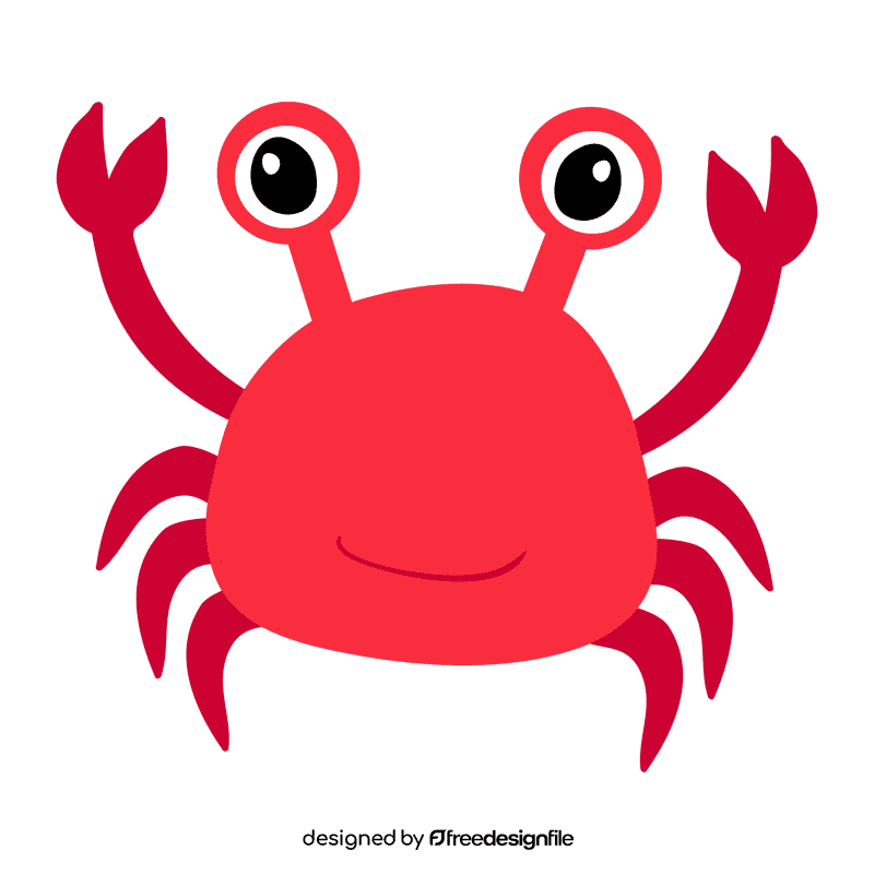 Crab clipart