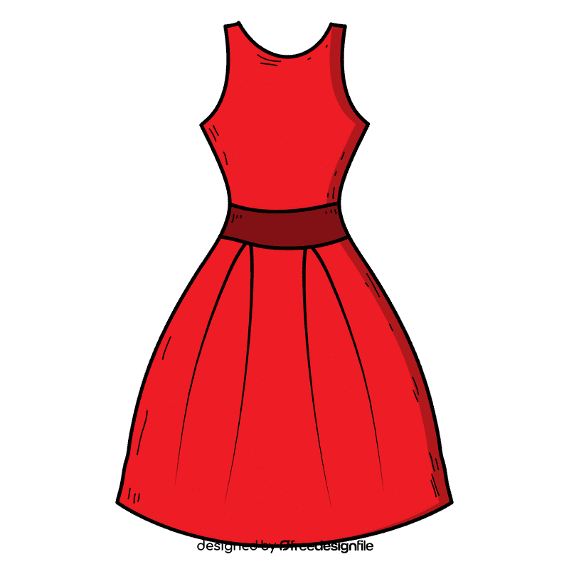 Female frock clipart