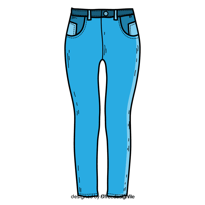 Female jeans clipart