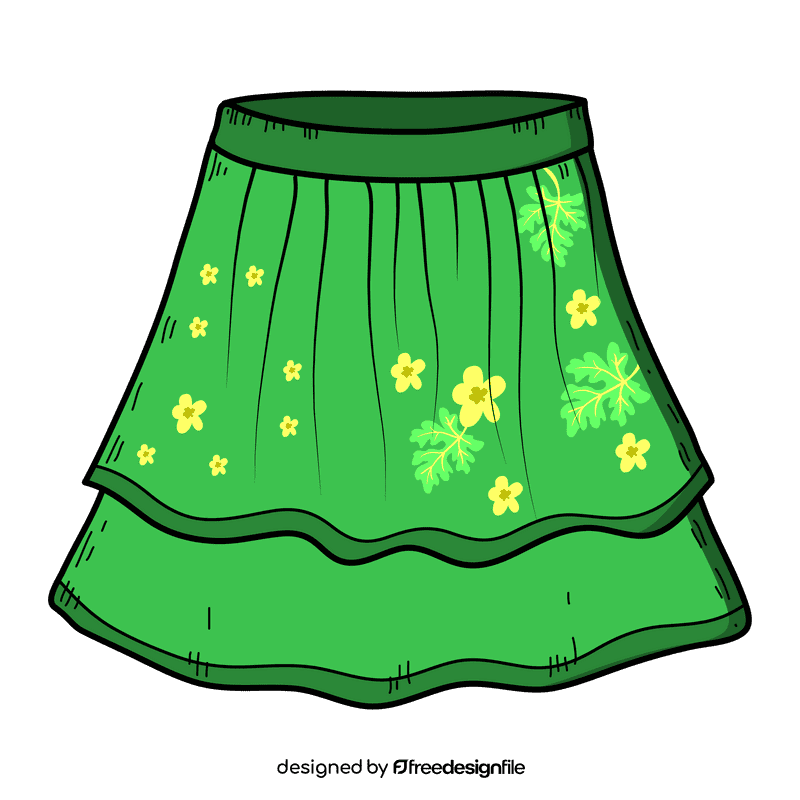 Female skirt clipart