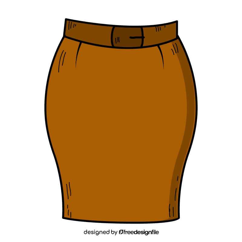 Female tight skirt clipart
