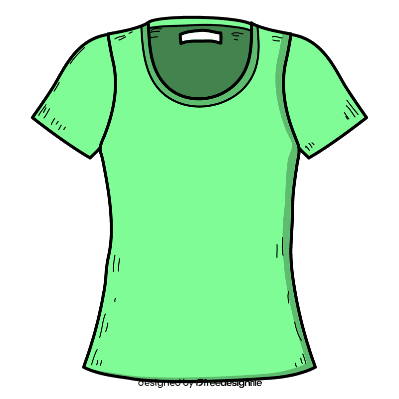 Female tshirt clipart