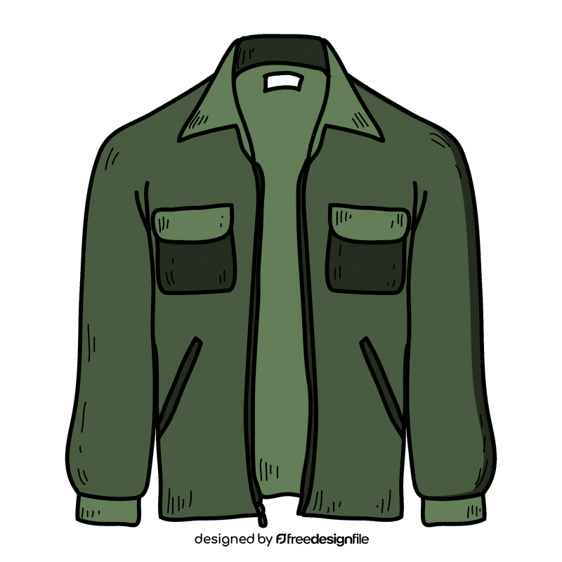 Male jacket clipart