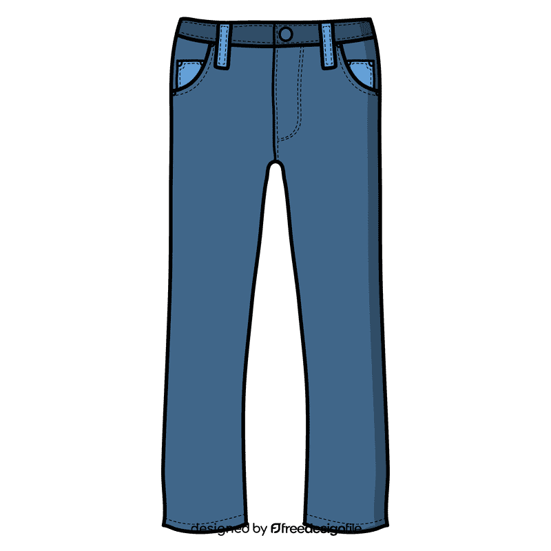Male jeans clipart