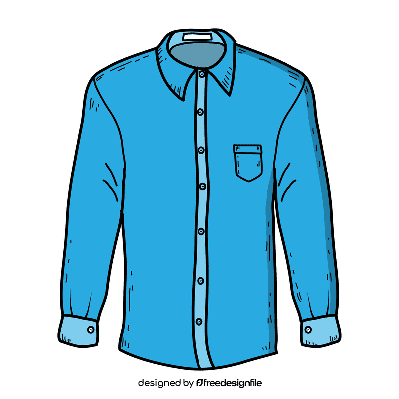 Male shirt clipart