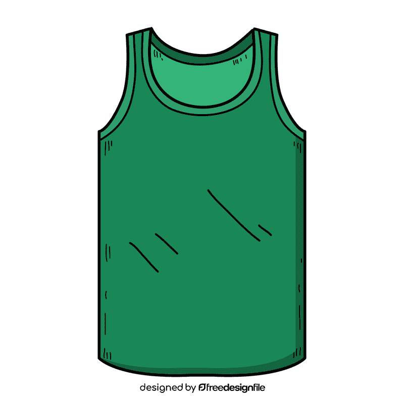 Male tank top clipart