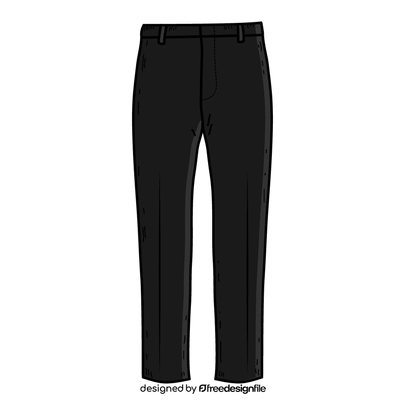 Male trouser clipart