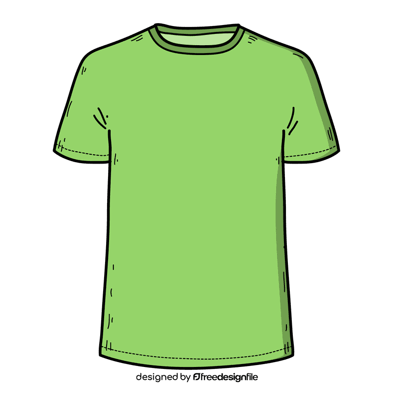 Male tshirt clipart