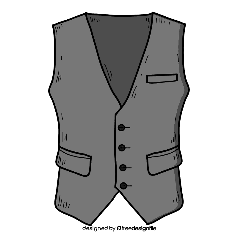 Male west coat clipart