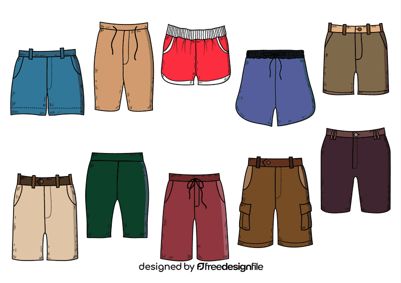 Shorts vector