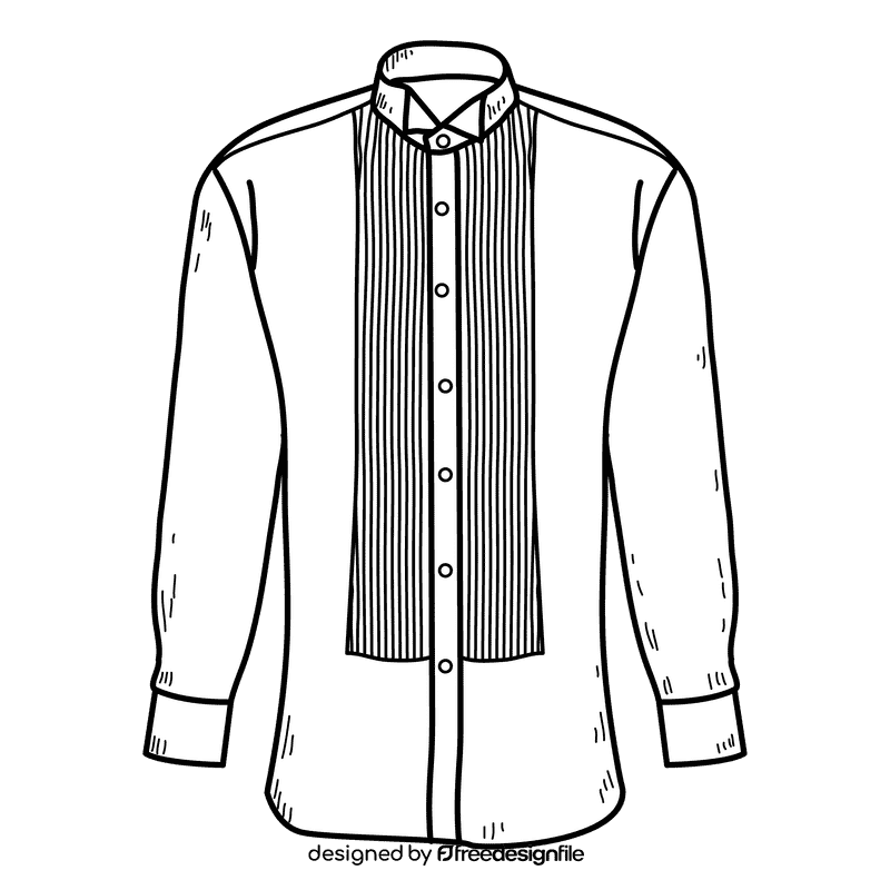 Shirts black and white clipart