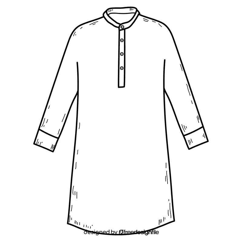 Shirts black and white clipart