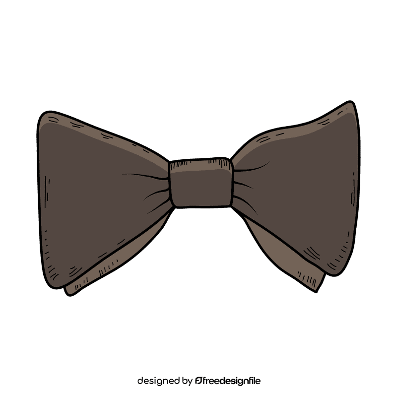 Men butterfly bow tie clipart