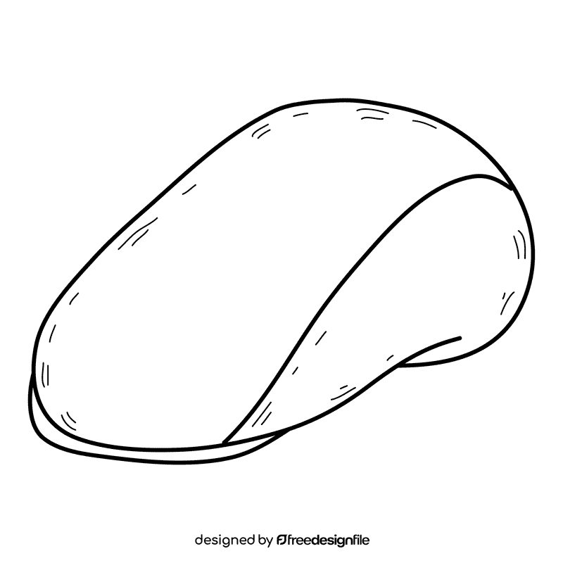 Men ivy cap black and white clipart