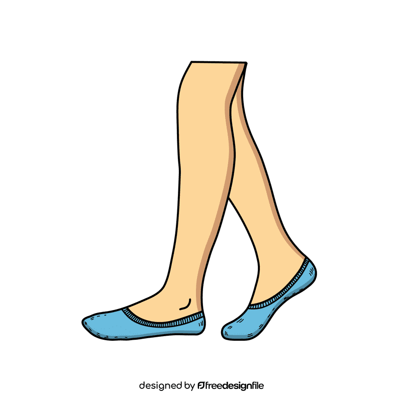 Invisible sock clipart