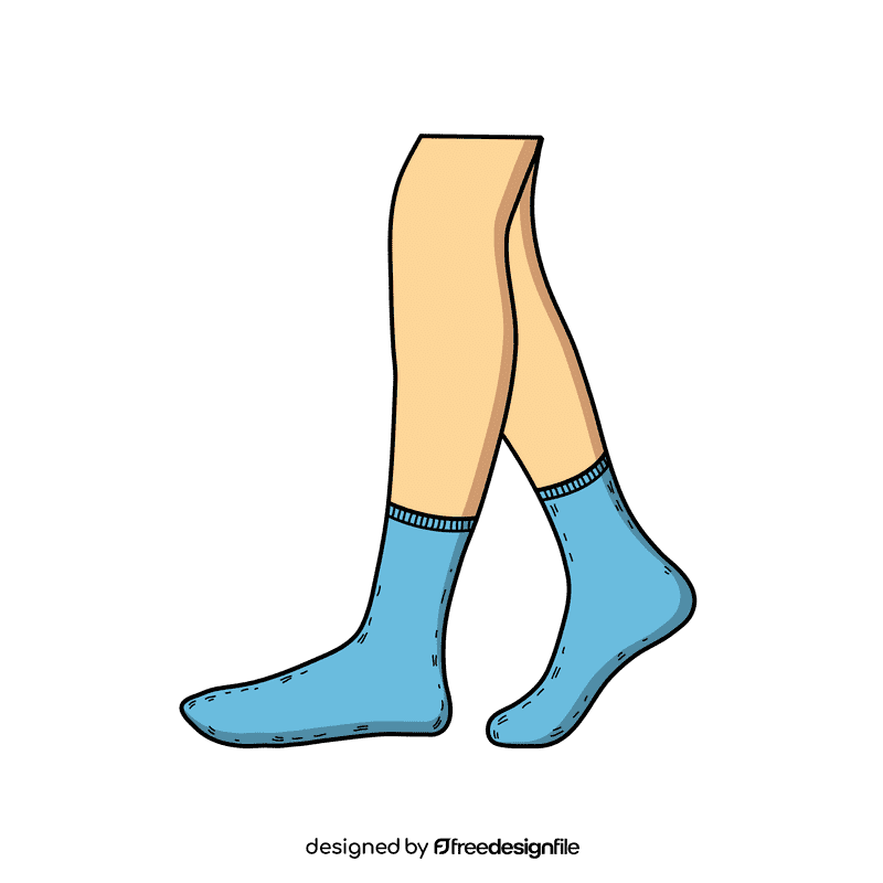 Quarter sock clipart