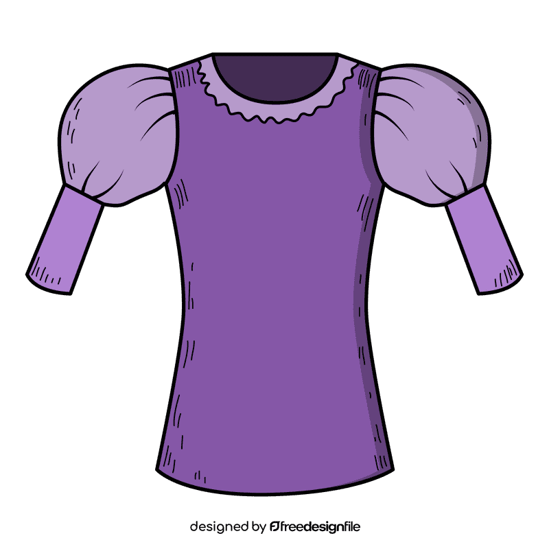 Juliette sleeve blouse clipart