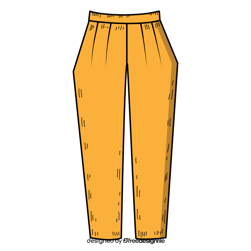 Women pegged pant clipart