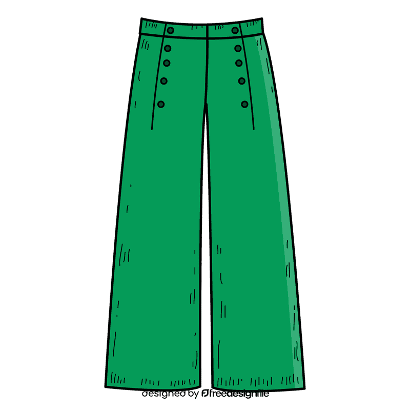 Women sailor pant clipart