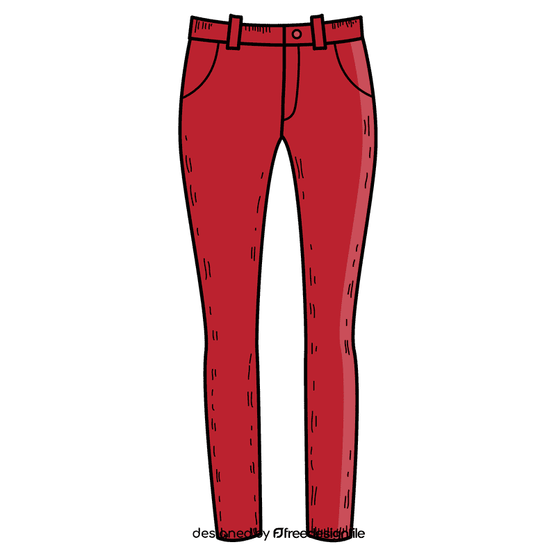 Women skinny pant clipart