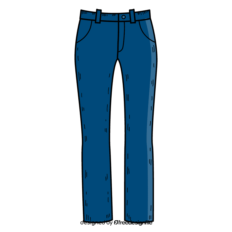 Women straight pant clipart