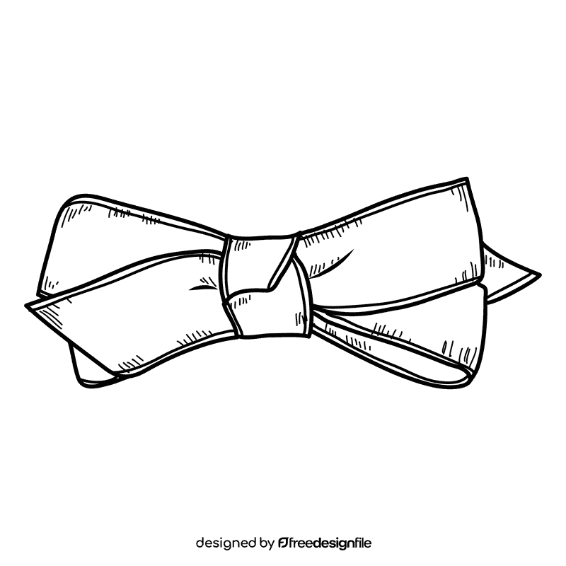 Baby chelsea boutique bow black and white clipart