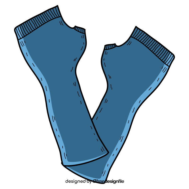 Arm warmer gloves clipart