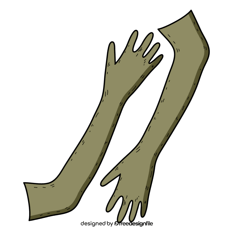 Elbow length gloves clipart