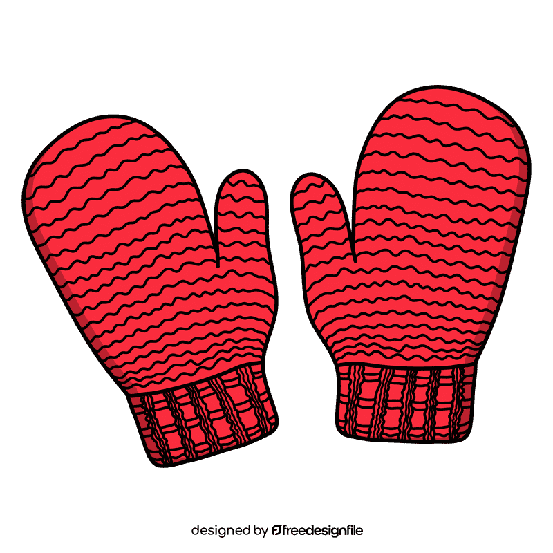 Mittens gloves clipart