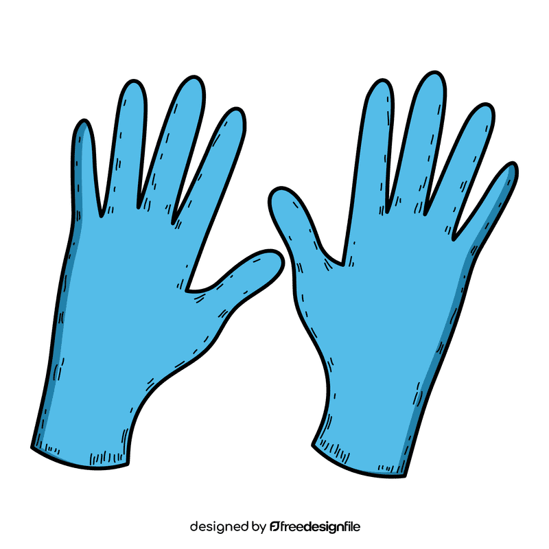 Short gloves clipart