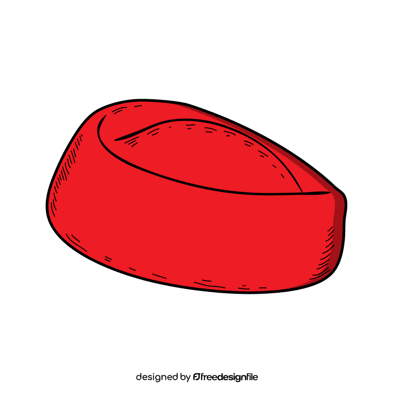 Women calot hat clipart