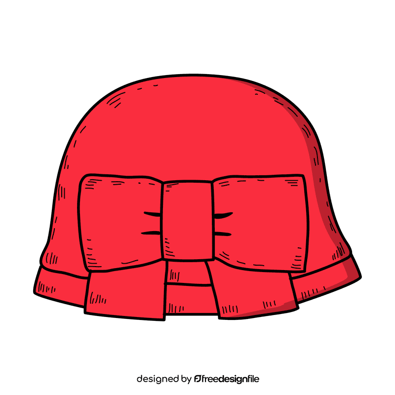 Women cloche hat clipart