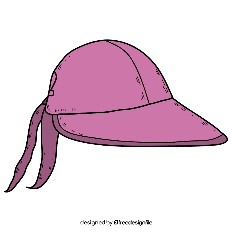 Women sun seeker hat clipart