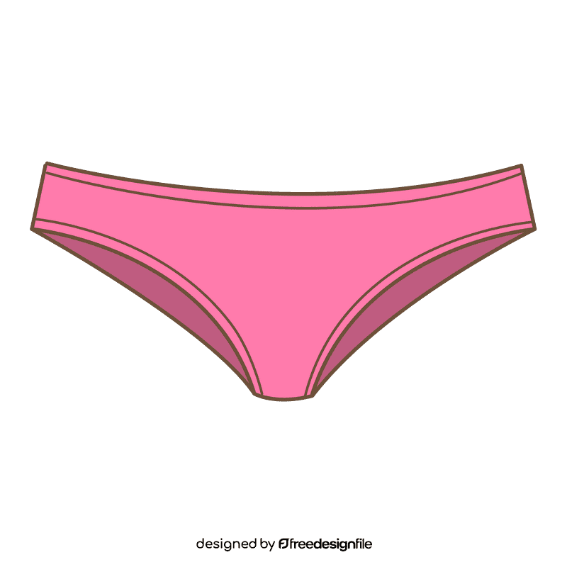 Bikini panties clipart