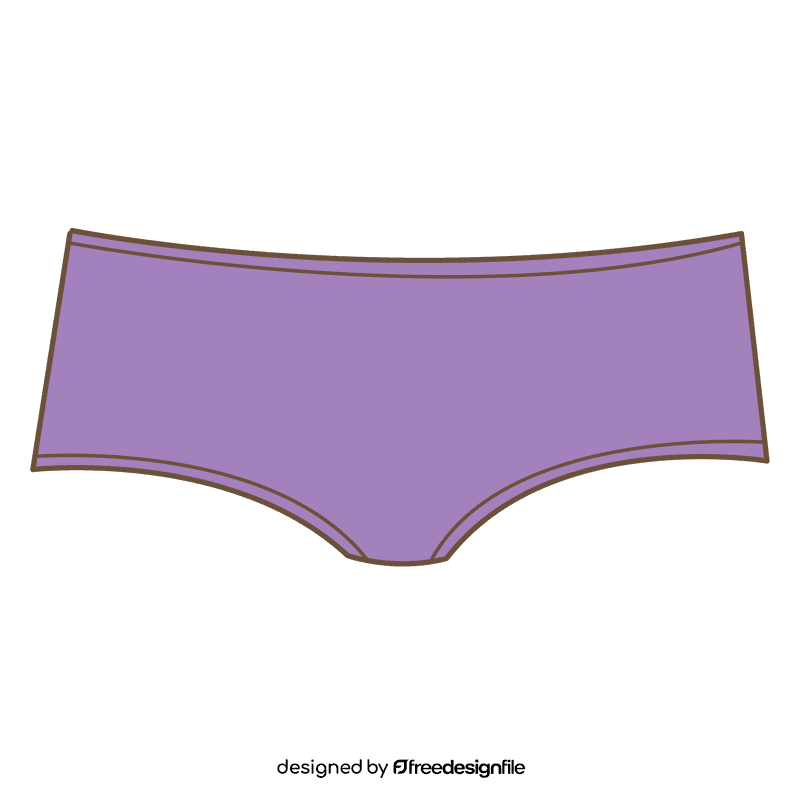 Boy shorts panties clipart