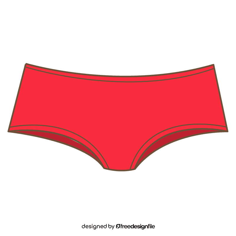 Hipster panties clipart