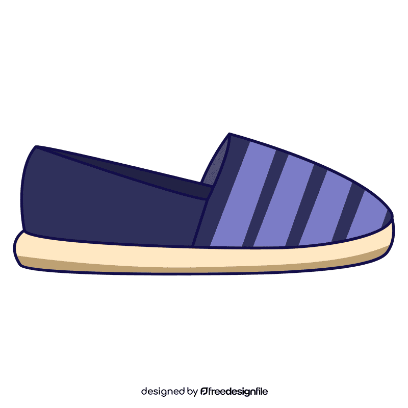 Espadrille shoe clipart