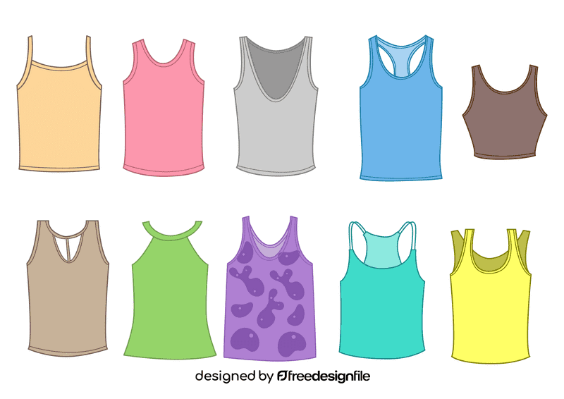 Tank top vector