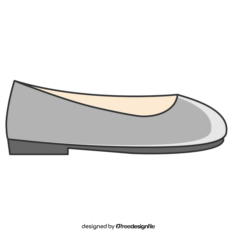 Flat shoe clipart