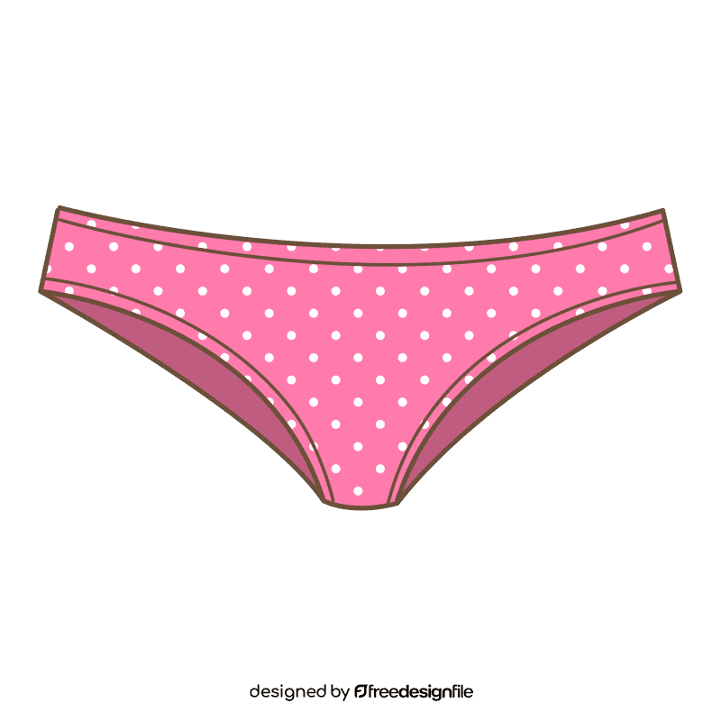 Bikini panties clipart