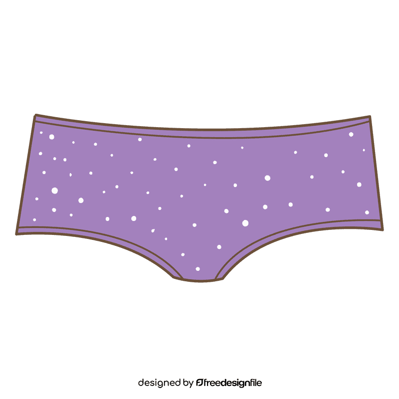 Boy shorts panties clipart