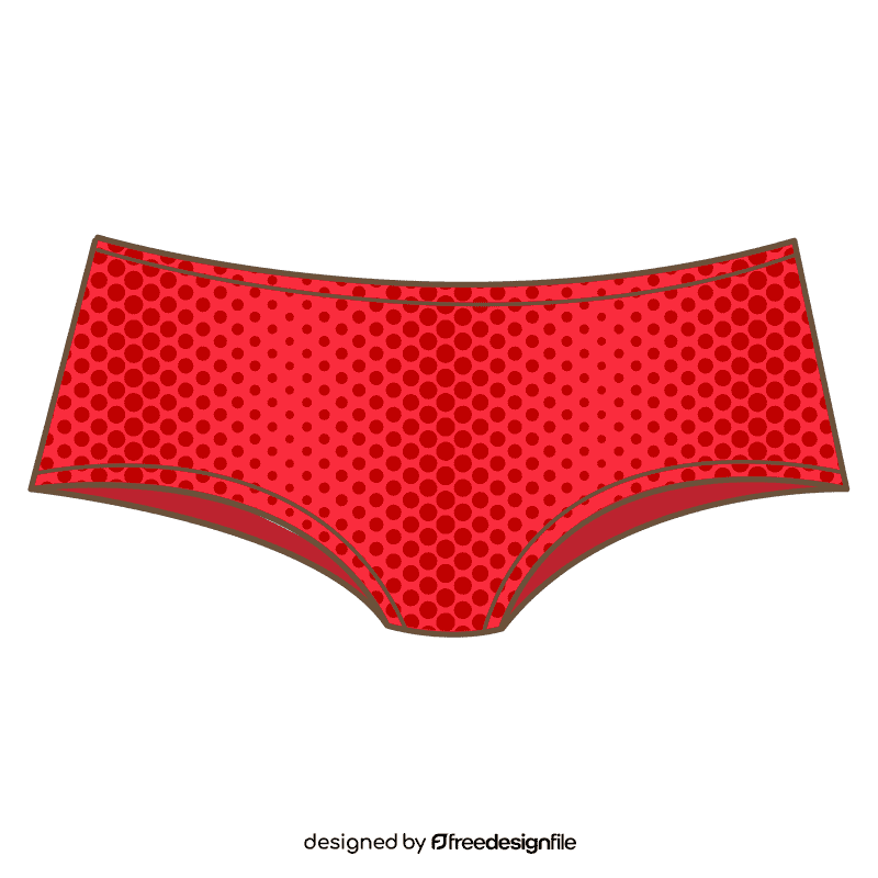 Hipster panties clipart