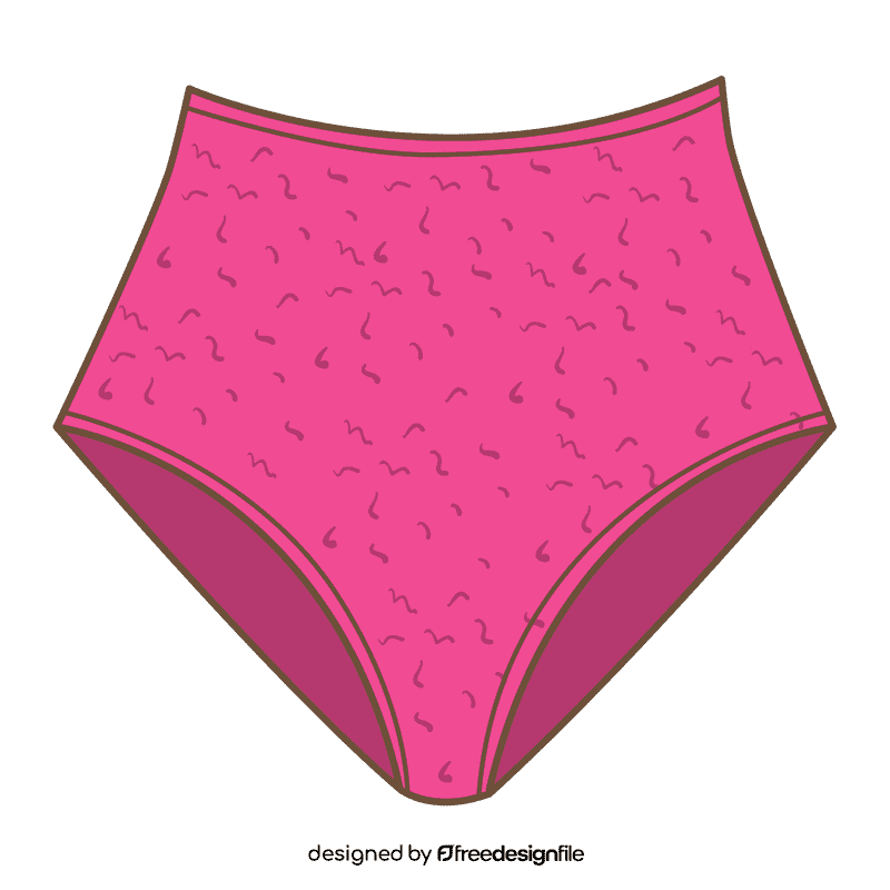 Retro panties clipart