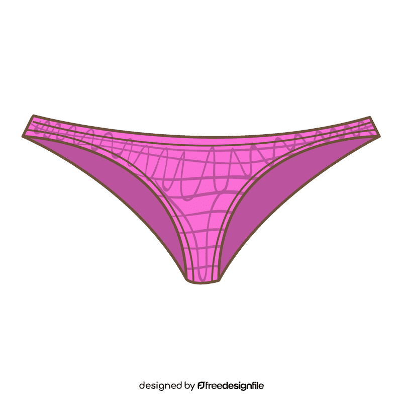 String panties clipart