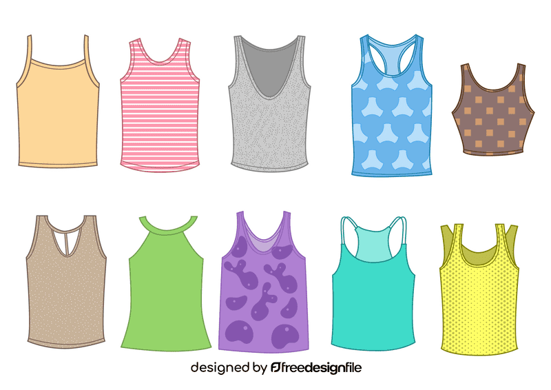 Tank top vector