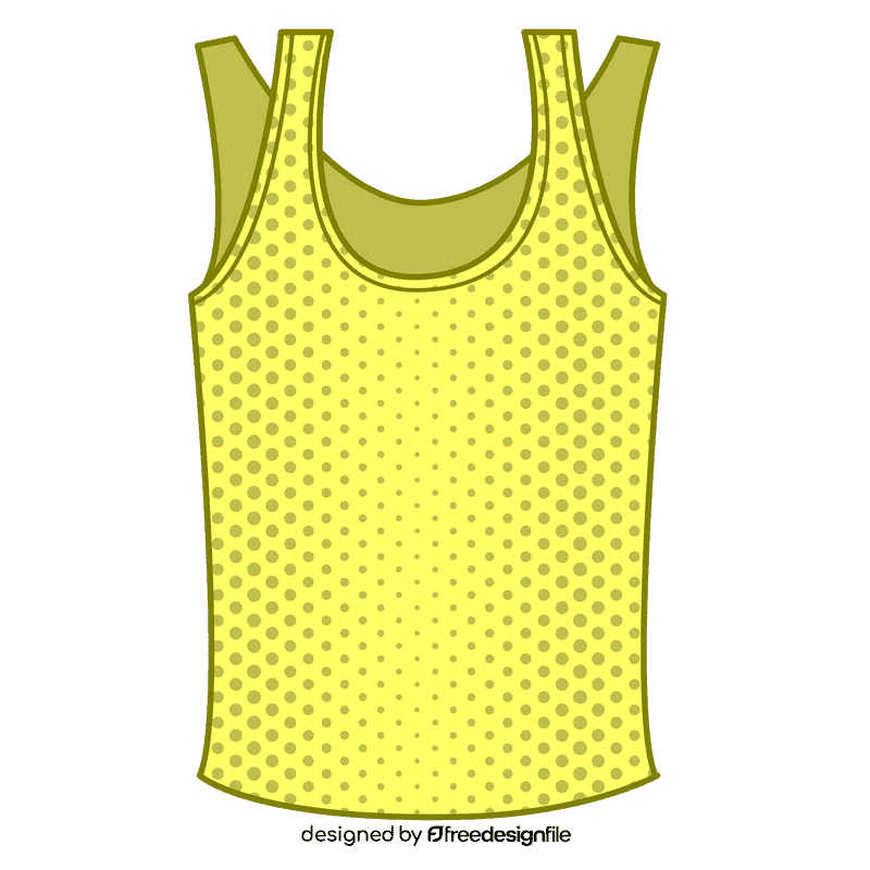 Double layer tank top clipart