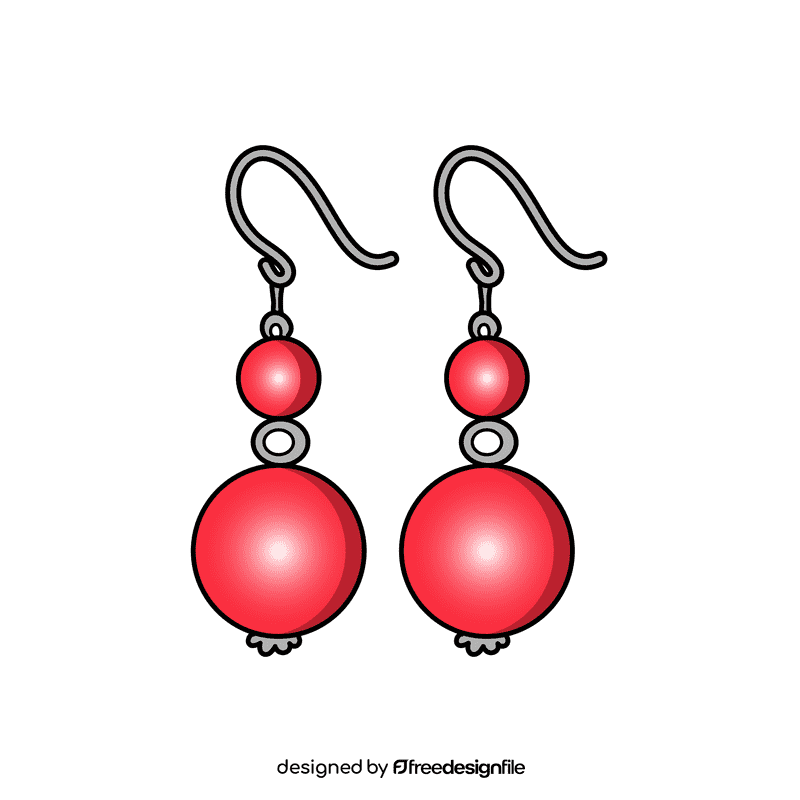 Dangle earring clipart